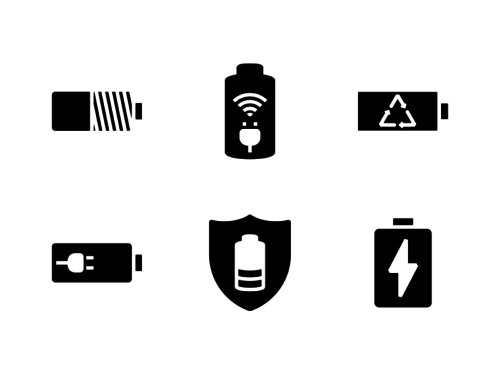 battery-indicator-glyph-icons