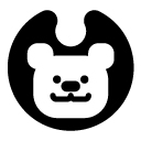 bear bib glyph Icon