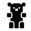 bear glyph Icon