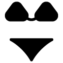 bikini glyph Icon