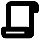blank document solid icon
