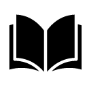 blank notebook glyph Icon