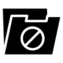 block folder glyph Icon copy