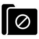 block folder glyph Icon