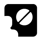 block man user glyph Icon