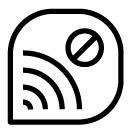 block wifi_1 line Icon