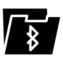 bluetooth folder glyph Icon copy