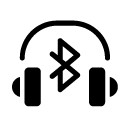 bluetooth headphone glyph Icon