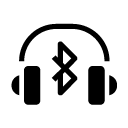 bluetooth headset glyph Icon