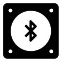 bluetooth speaker glyph Icon