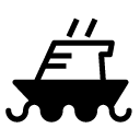 boat glyph Icon