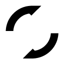 bold refresh glyph Icon