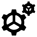 bolts two glyph Icon