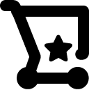 bookmark cart line icon