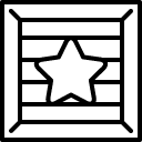 bookmark crate line icon