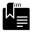 bookmark document glyph Icon