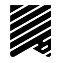 bookmark ribbon glyph Icon