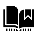 bookmarked book 2_1 glyph Icon