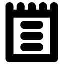 bound document solid icon