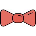 bow filled outline icon