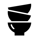 bowls glyph Icon