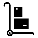 box transfer glyph Icon