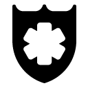 britisch medical security glyph Icon