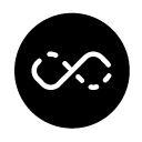 broken loop glyph Icon