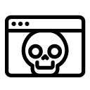 browser dead line Icon