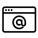 browser email line Icon