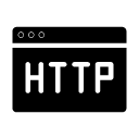 browser http glyph Icon