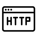 browser http line Icon