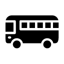 bus glyph Icon