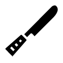 butter knife glyph Icon