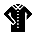 buttoned jumper glyph Icon