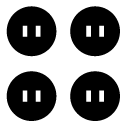 buttons glyph Icon