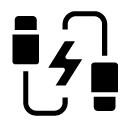 cable electric glyph Icon