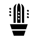 cactus glyph Icon