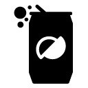 caffeinated drink glyph Icon
