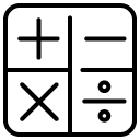 calculation solid icon