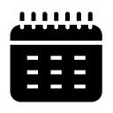 calendar glyph Icon