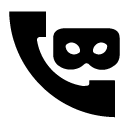 call incognito glyph Icon
