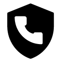 call security glyph Icon