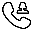 call woman line Icon