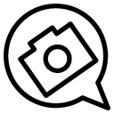 camera icon line Icon