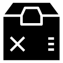 cancel package glyph Icon