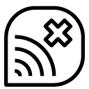 cancel wifi line Icon