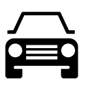 car transportation glyph Icon