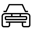 car transportation vehicle line Icon
