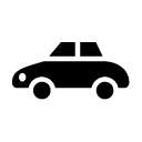 car vehicle glyph Icon